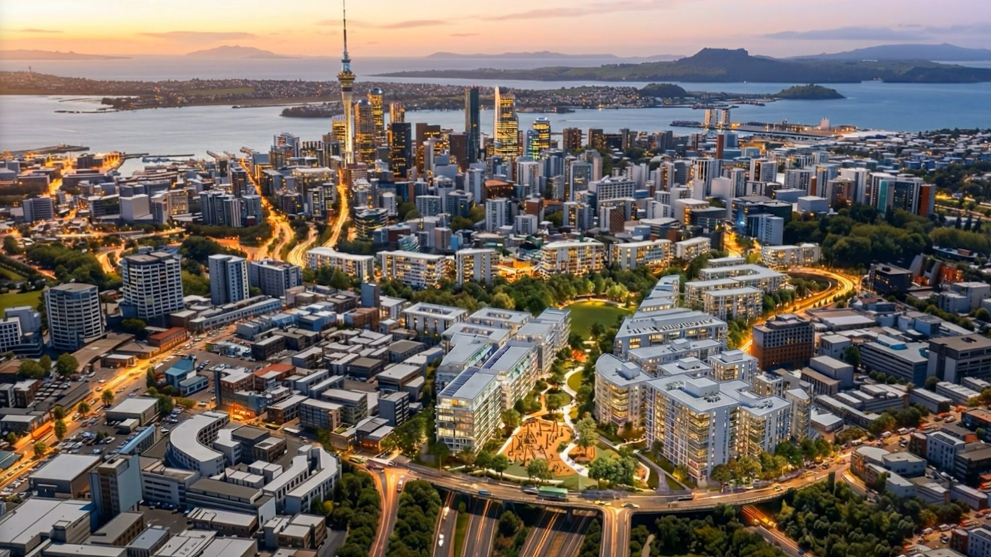 A provocation to build new urban precincts on top of motorway corridors